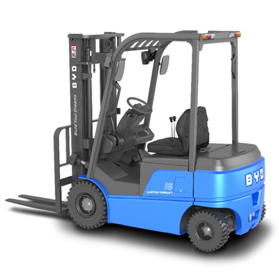 Được sản xuất ở Trung Quốc, BYD bốn pivot cân bằng trọng lượng 1,6-1,8 tấn xe nâng điện thuần túy cho Single Drive