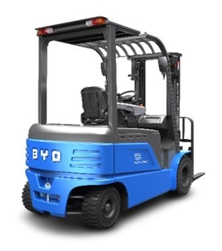 Được sản xuất ở Trung Quốc, BYD ba pivot cân bằng trọng lượng 1,6-2,0 tấn điện thuần túy xe nâng