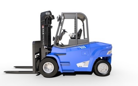 Được sản xuất ở Trung Quốc, BYD ba pivot cân bằng trọng lượng 1,6-2,0 tấn điện thuần túy xe nâng