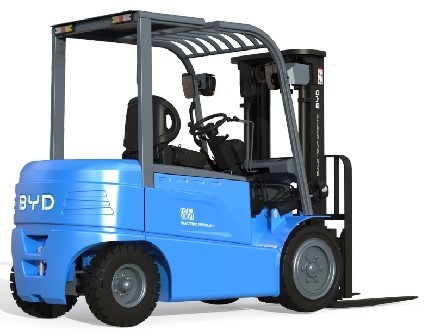 Được sản xuất tại Trung Quốc, BYD bốn pivot cân nặng 7.0-8.0 tấn xe nâng điện tinh khiết cho Dual Drive