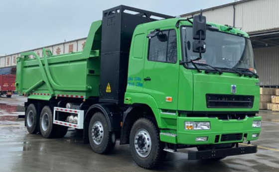 Trung Quốc Geely, pin CATL, trao đổi pin 282 độ, 8X4 xe bán tải điện hoàn toàn M7 cho vận chuyển rác thải đô thị