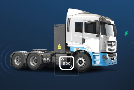 Sản xuất tại Trung Quốc, phiên bản tiêu chuẩn, CATL-350Kwh trao đổi năng lượng, 6x4 máy kéo điện thuần túy cho bến cảng và nhà máy thép vận chuyển