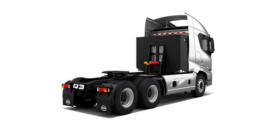 Máy kéo BYD 6x4 điện hoàn toàn hộp số tự động (phiên bản sạc 555 độ)