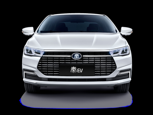 Xe xe tắc xi Qin EV điện thuần túy của BYD có phạm vi 450KM và thân xe hai màu