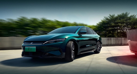 Xe bán chạy nóng BYD xe hiệu suất Han EV phiên bản giới hạn thông minh bốn bánh lái xe điện sedan