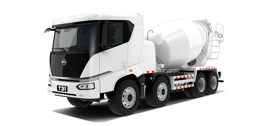 Tỷ lệ hiệu suất chi phí Wang BYD 8x4 xe kỹ thuật máy trộn xi măng điện thuần có dung lượng lớn