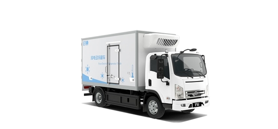bán nóng 180KM BYD xe tải hộp lạnh điện tinh khiết thành phố giao hàng