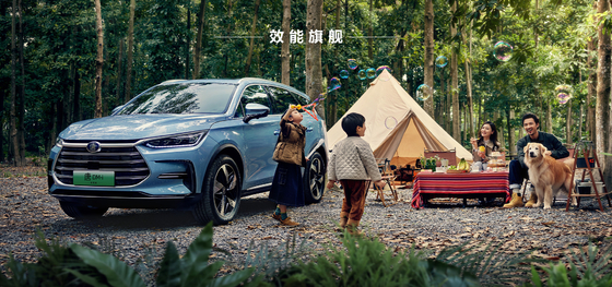 Điểm chuẩn hiệu suất: động cơ lai với phạm vi 121km, ổ bánh trước sang trọng BYD SUV Tang DMI