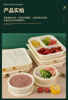Phân hủy, bảo vệ môi trường, sức khỏe và an toàn, hộp ăn trưa dùng một lần