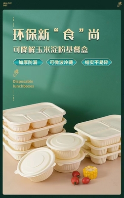Phân hủy, bảo vệ môi trường, sức khỏe và an toàn, hộp ăn trưa dùng một lần