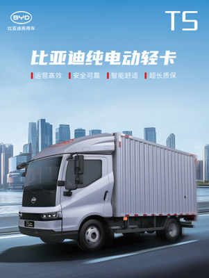 Thông số kỹ thuật của xe tải ánh sáng điện thuần túy T5